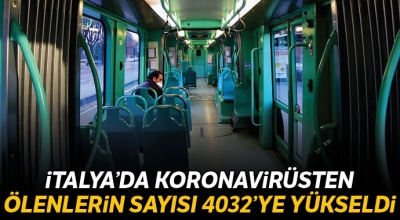 İtalya'da ölü sayısı 4 bini geçti: Ordu sokağa çıkacak, Bir günde 627 kişi öldü..