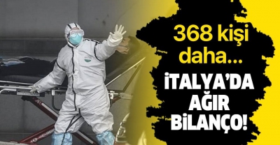  İtalya'da yeni tip koronavirüsten (Kovid-19) ölenlerin sayısı 368 kişi artarak 1809'a, virüsün bulaştığı kişi sayısı ise 24 bin 747'ye yükseldi..