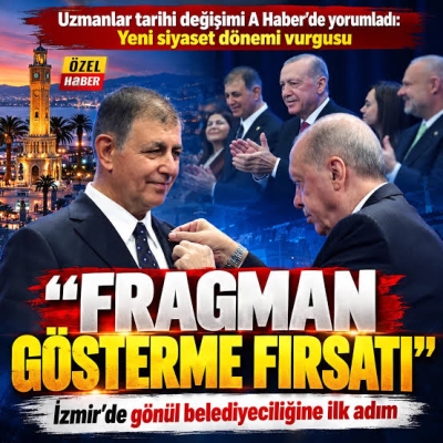 İzmir'de AK Parti dönemi! Cemil Tugay rozet taktı... 