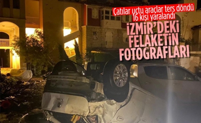İzmir'de hortum felaketi 