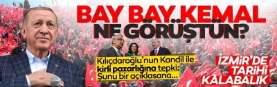 İzmir'de tarihi kalabalık! Başkan Erdoğan'dan Gündoğdu Meydanı'nda önemli açıklamalar