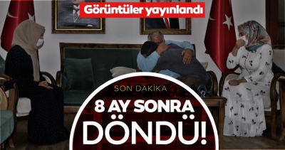 Jandarmanın ikna çalışması sonucu bir aile daha evladına kavuştu.