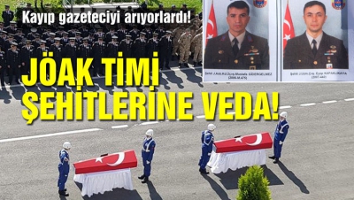 JÖAK Timi şehitleri uğurlanıyor! Arama kurtarma şehitlerine veda!.