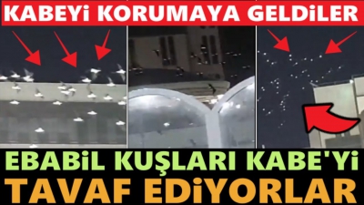 Kabe'de tarihi görüntü... Sosyal mesafeli tavaf dönemi başladı..