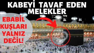 Kabe'de tarihi görüntü... Sosyal mesafeli tavaf dönemi başladı...