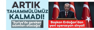 Kabine Toplantısı sonrasında Başkan Erdoğan'dan son dakika açıklamaları! Suriye'ye yeni operasyon sinyali! Öğretmenlere atama müjdesi.. .