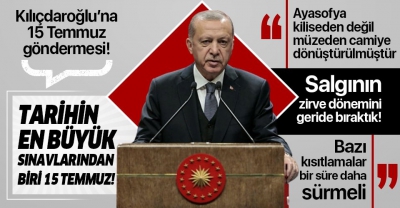 Kabine Toplantısı sona erdi! Başkan Erdoğan'dan flaş açıklamalar..