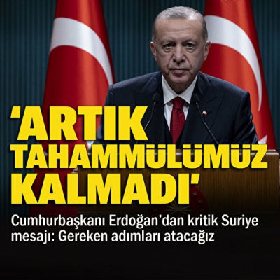 Kabine Toplantısı sonrasında Başkan Erdoğan'dan son dakika açıklamaları! Suriye'ye yeni operasyon sinyali! Öğretmenlere atama müjdesi.. .