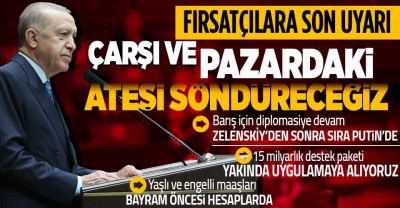 Kabine Toplantısı sona erdi! Başkan Erdoğan'dan önemli açıklamalar: Çarşı ve pazardaki ateşi söndüreceğiz
