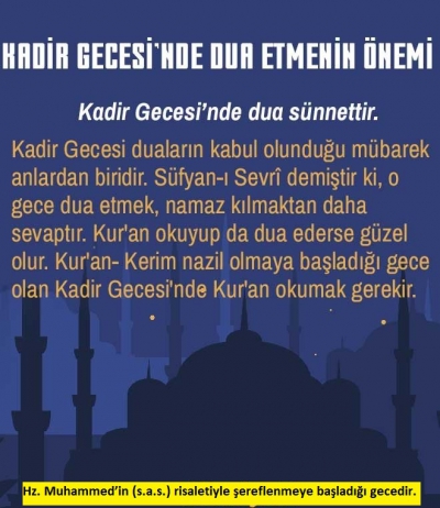 Kadir Gecesi’nde neler yapılır? Okunacak dualar, yapılacak ibadetler ve kandil gecesi yapılması gerekenler