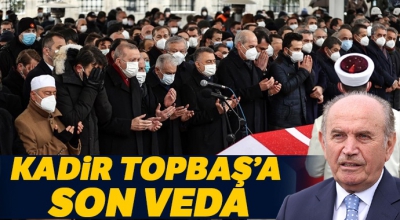 Kadir Topbaş son yolculuğuna uğurlandı