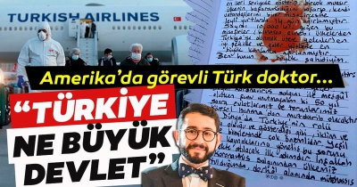 Kaliforniya Üniversitesinde görevli Türk doktor Aydoğan'dan dikkat çeken mektup: Türkiye ne büyük devlettir..