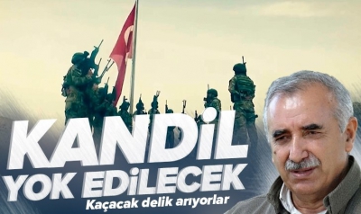 Kandil yok edilecek! Terör örgütü elebaşları kaçacak delik arıyor 