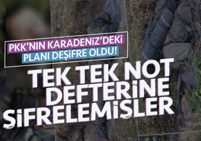 Karadeniz'de teröristlerin planları deşifre oldu.