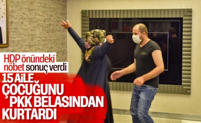 Kararlı mücadeleleriyle evlatlarını terörün pençesinden kopardılar.
