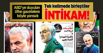 Kasım Süleymani suikastının ardından İran gazeteleri bu manşetlerle çıktı!.