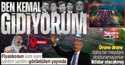 Kemal Kılıçdaroğlu ve 7'li koalisyona İstanbul mitinginde soğuk duş! Alanı dolduramadılar