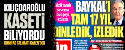 Kılıçdaroğlu’na FETÖ eliyle başkanlık koltuğu! İşte Deniz Baykal'a kaset kumpasının ardındaki gerçekler.