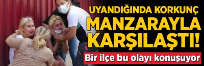 Kızları uyurken eşini vahşice öldürdü! Uyanınca cesetle karşılaştı