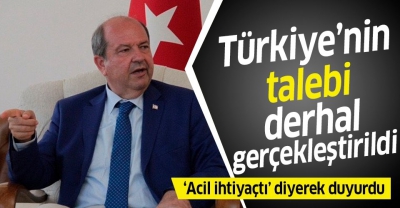 KKTC Başbakanı Tatar açıkladı: 