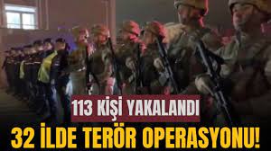 Kod adı: Kahramanlar-41 operasyonu! Manisa dahil 32 ilde 113 şüpheli gözaltına alındı
