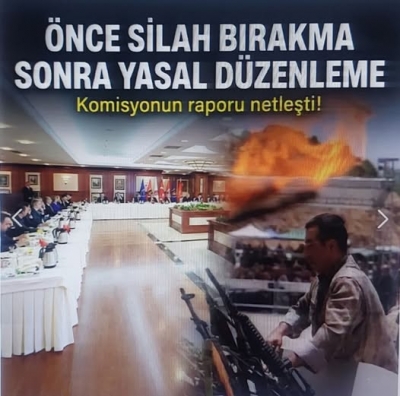 Komisyonun raporu netleşti! Yasal düzenlemenin ön şartı tam eylemsizlik.