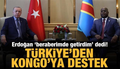 Kongo'da Başkan Erdoğan ve Felix Tshisekedi'den önemli açıklamalar.