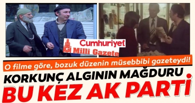 Korkunç algının mağduru bu kez AK Parti!.