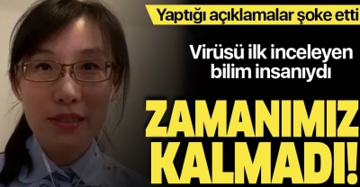 Koronavirüsü ilk inceleyen bilim insanıydı! Yaptığı açıklamalar şoke etti.