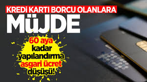 Kredi kartı borcunu ödeyemeyenlere 60 aya kadar yapılandırma imkanı  
