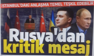 Kremlin'den açıklama: İstanbul'daki anlaşma Rusya-Ukrayna ilişkilerinin başlangıcı olabilir