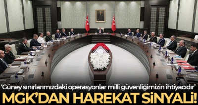 Kritik MGK toplantısı sonrası yeni operasyon sinyali! Komşuların toprak bütünlüğünü hedef almıyor