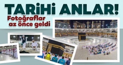 Kutsal mekanlarda ilk teravih namazı koronavirüs tedbirleri alınarak kılındı!