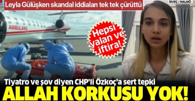 Leyla Gülüşken A Haber canlı yayınında skandal iddiaları tek tek çürüttü: Hepsi yalan ve iftira.