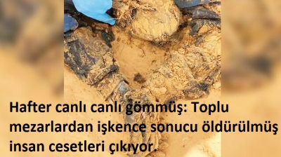 Libya'da Hafter vahşeti! Milislerden kurtarılan Terhune'de toplu mezarlar ortaya çıkıyor.