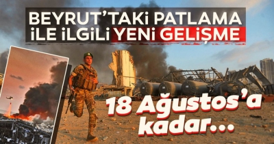 Lübnan'da şiddetli patlama! Beyrut’taki patlama ile ilgili yeni gelişme....
