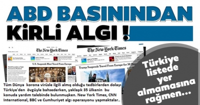 Mahmut Övür'den koronavirüs üzerinden Türkiye'yi hedef alan New York Times, CNN International, BBC ve Cumhuriyet'te sert tepki!..