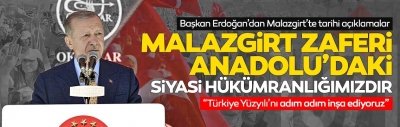 Malazgirt Zaferi'nin 952. yıl dönümü... Cumhurbaşkanı Erdoğan: 'Türkiye Yüzyılı'nı inşa edeceğiz