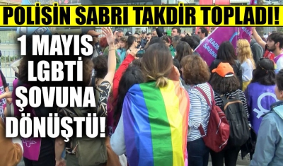 Maltepe'de 1 Mayıs miting alanında LGBT gerginliği