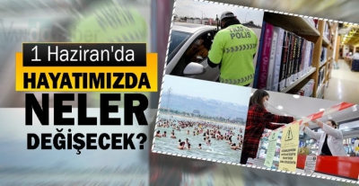 Manisa Habercilik - 1 Haziran'da hayatımızda neler değişecek? 