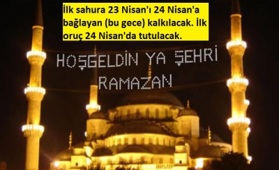 Manisa Habercilik - 2020 Ramazan ayı ilk sahur.