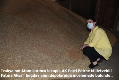 Manisa Habercilik - AK Parti Edirne Milletvekili Aksal buğday alım depolarında incelemede bulundu