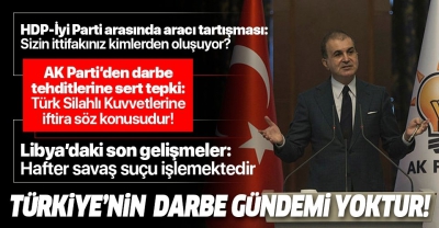 Manisa Habercilik - AK Parti MYK toplantısı sonrası flaş açıklamalar.