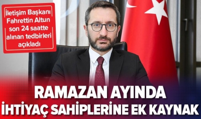  Manisa Habercilik - Altun koronavirüsle mücadele kapsamında 24 Nisan'da atılan adımları duyurdu.