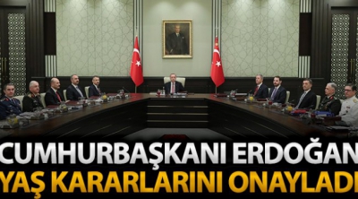 Manisa Habercilik - Başkan Erdoğan, Yüksek Askeri Şura kararlarını onayladı..