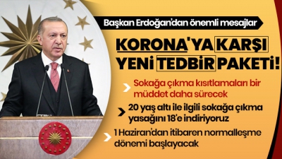 Manisa Habercilik - Başkan Erdoğan açıkladı! Sokağa çıkma kısıtlamaları devam edecek mi?