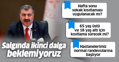 Manisa Habercilik - Bilim Kurulu toplantısının ardından Sağlık Bakanı Koca'dan önemli açıklamalar.