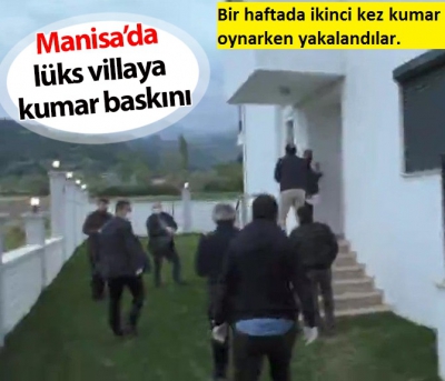 Manisa Habercilik - Bir haftada ikinci kez kumar oynarken yakalandılar.