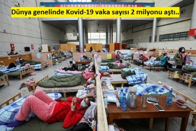  Manisa Habercilik - Dünya genelinde Kovid-19 vaka sayısı 2 milyonu aştı.