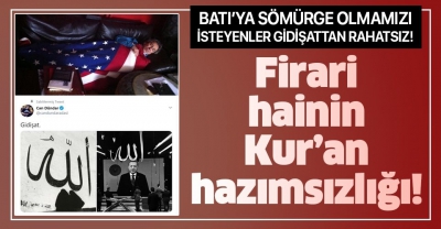 Manisa Habercilik - Firari hain Can Dündar, Başkan Erdoğan'ın Kur'an-ı Kerim okuma programına katılmasını hazmedemedi.